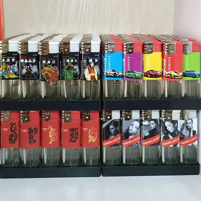 能全乐打火机01全包杂花