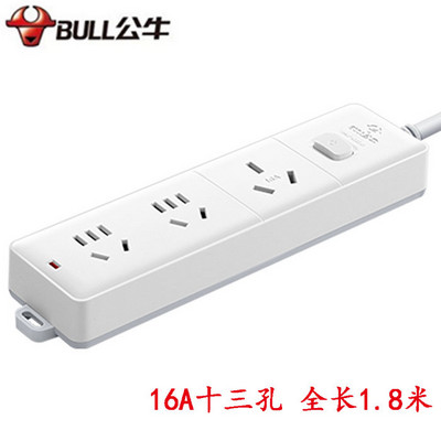 公牛插座 406D 1.8米 16A