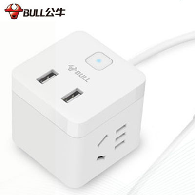 公牛UUB122 1.5米小魔方带2个USB