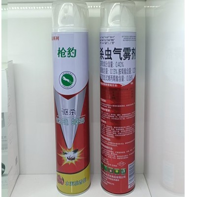 枪豹杀虫气雾剂750ML水蜜桃香