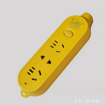 顺轩无线插座054K黄12孔